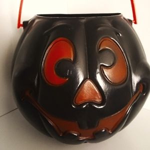 Vintage blow mold Halloween pumpkin